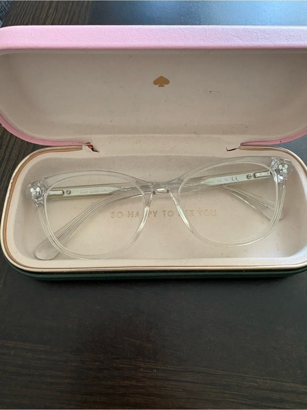 Kate Spade Clear eyeglasses